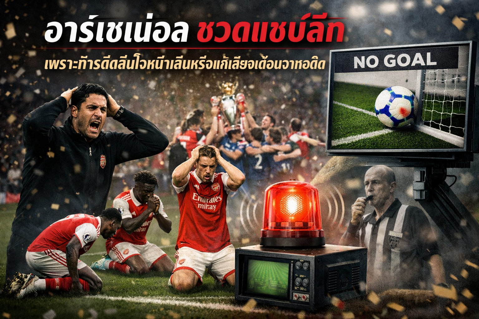 อาร์เซน่อล ชวดแชมป์ลีก